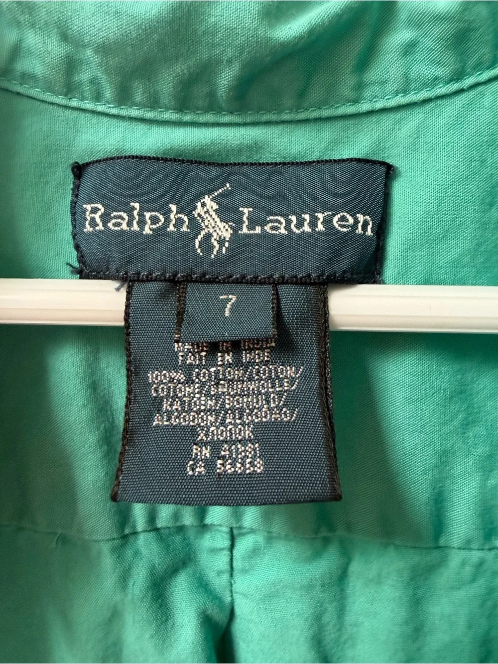 Polo by Ralph Lauren Men’s Teal Button-Down Shirt